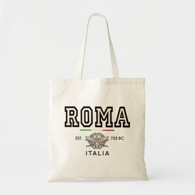 Bolsa Tote Vintage Roma Itália (Frente)