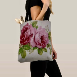 Bolsa Tote Vintage Rose Elegance 