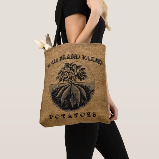 burlap potato bolsas