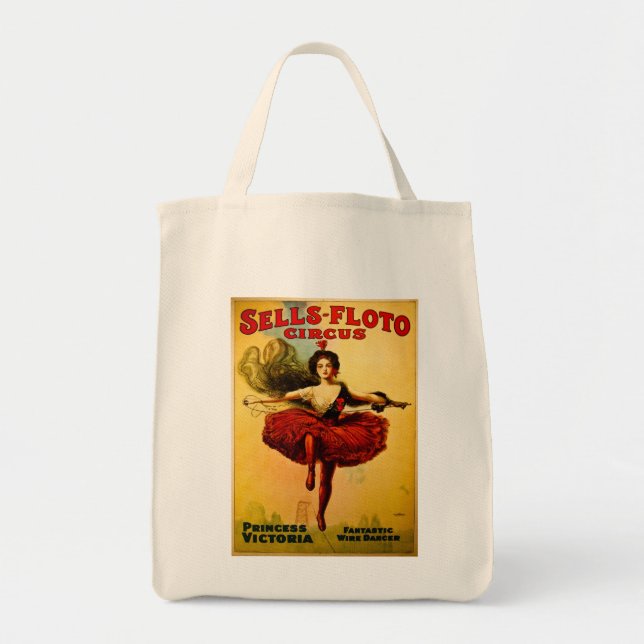 Bolsa Tote Vintage Sells-Floto Circus Poster (Frente)