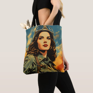 Bolsa Tote Vintage Soldier Vintage Sci-Fi