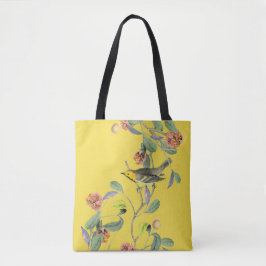 Bolsa Tote Vintage Songbird Pale Amarelo