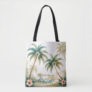 Bolsa Tote Vintage Style Havaiano Viagem Honolulu