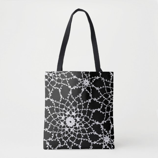 Bolsa Tote Vintage Tatage Lace Design (Frente)