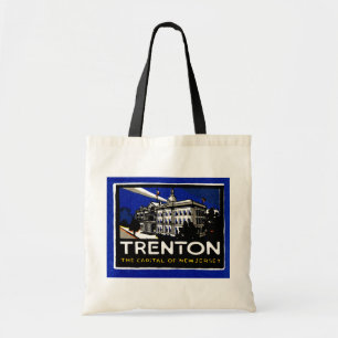 Bolsa Tote Vintage Trenton NJ Poster