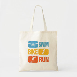 Bolsa Tote Vintage Triathlon - Natação Bike Run