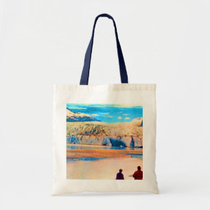 Bolsa Tote Vintage USA Alaska Mendenhall glacier Juneau