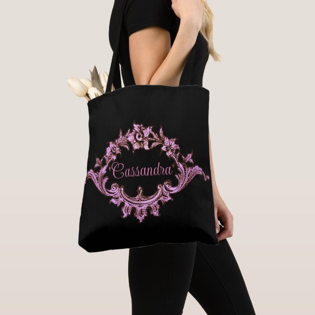 Bolsa Tote Vintage Victorian Romantic Steampunk Personalizado (Close Up)