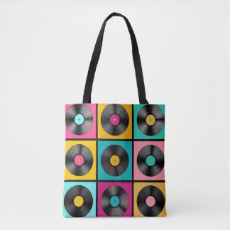 Bolsa Tote Vintage Vinyl Records - Informações Retroativas