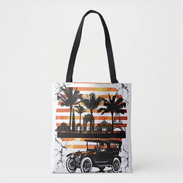 Bolsa Tote Vintage wall Art (Frente)