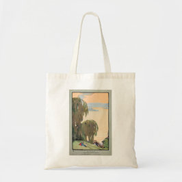 Bolsa Tote Vintage Watercolor O Hudson da Unidade Riverside