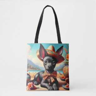 Bolsa Tote Vintage Xoloitzcuintle