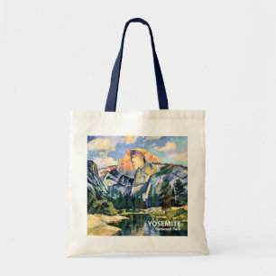 Bolsa Tote Vintage Yosemite Half Dome Vibrante Van Gogh Perso