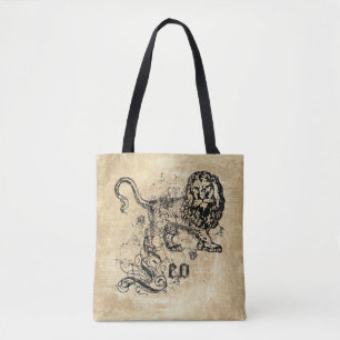 Bolsa Tote Vintage Zodiac Leo