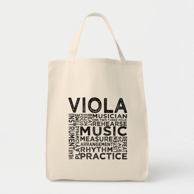 Bolsa Tote Viola Typografia (Frente)