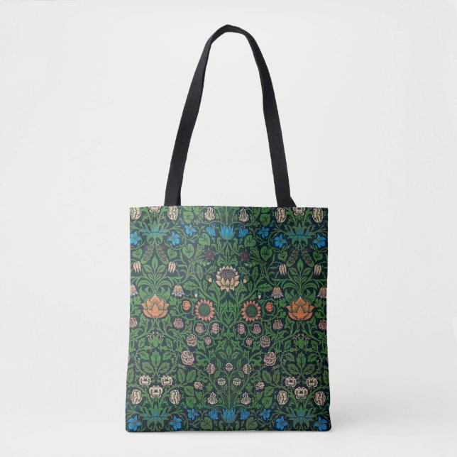 Bolsa Tote Violet and Columbine, William Morris (Frente)