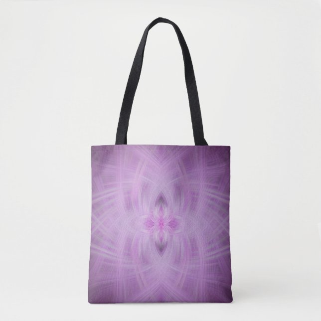 Bolsa Tote VIOLET - Arte Fractal - (Frente)