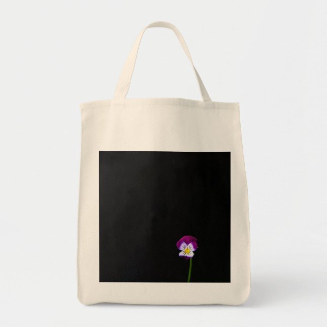 Bolsa Tote Violet Flower gtm (Frente)