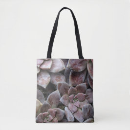 Bolsa Tote Violet Succulent Delight