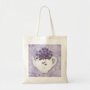Bolsa Tote Violet Teapot Tote Bag