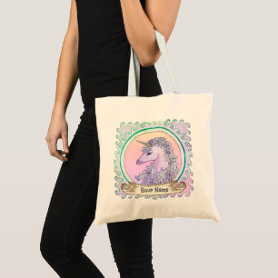 Bolsa Tote Violet Unicorn