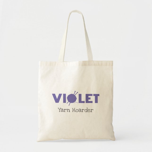 Bolsa Tote Violet Yarn Hoarder (Frente)