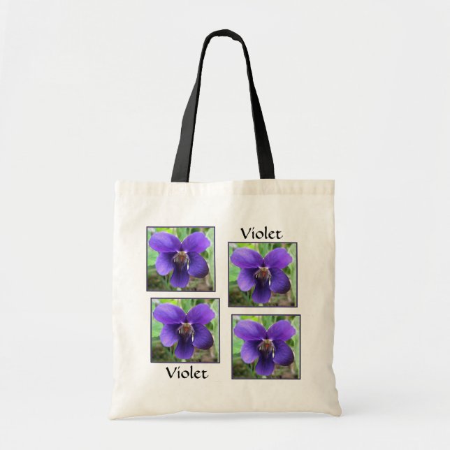 Bolsa Tote Violeta roxa (Frente)