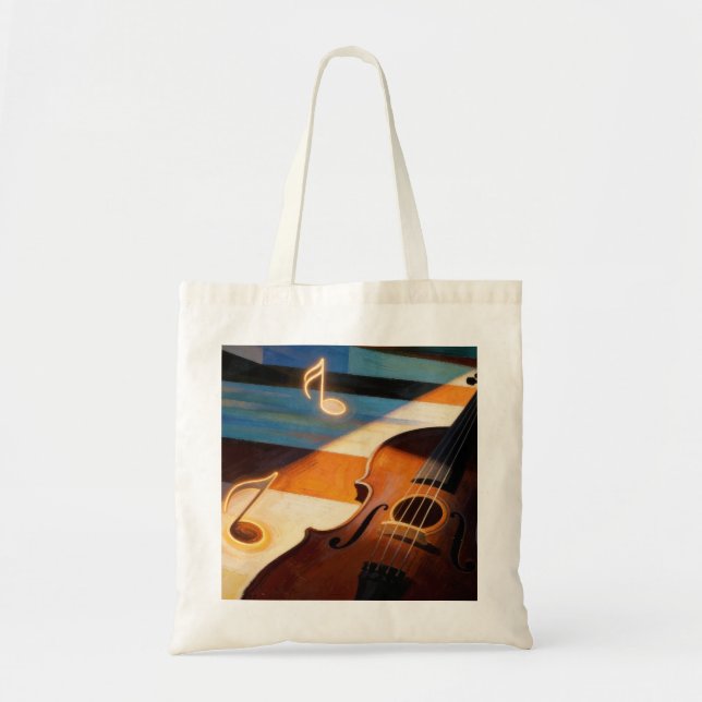 Bolsa Tote Violin Art (Frente)