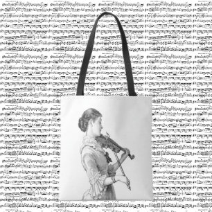 Bolsa Tote Violinista Vintage