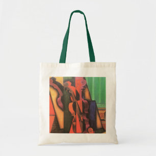 Bolsa Tote Violino e Guitarra por Juan Gris, Arte Cubista Vin