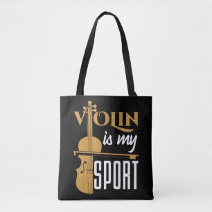 Bolsa Tote Violino É Meu Esporte