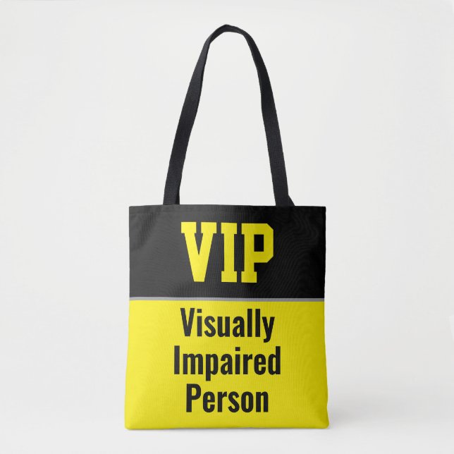 Bolsa Tote VIP - Pessoa com Deficiência Visual (Frente)