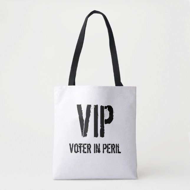Bolsa Tote VIP Voter em Peril (Frente)