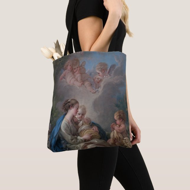 Bolsa Tote Virgin & criança com o St John o baptista (Close Up)