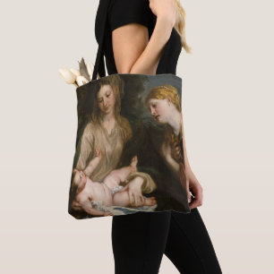 Bolsa Tote Virgin & criança com santo Catherine de Alexandri