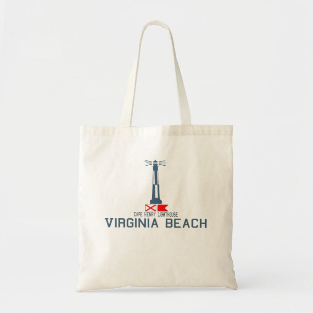 Bolsa Tote Virginia Beach. (Frente)