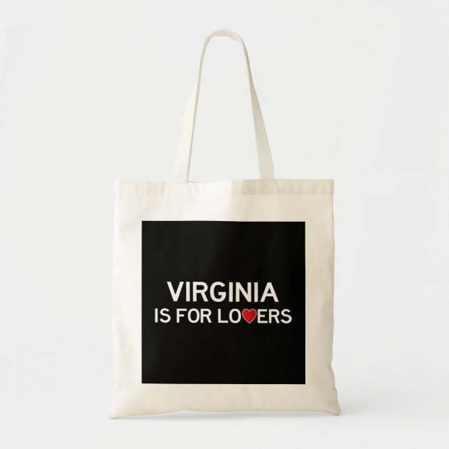 Bolsa Tote Virginia Is For The Lovers Gift  (Frente)