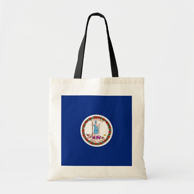 Bolsa Tote Virginia State Flag Design (Frente)