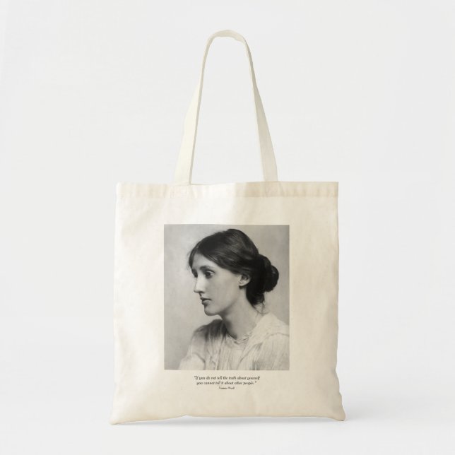 Bolsa Tote Virginia Woolf Portrait Tote Bag (Frente)