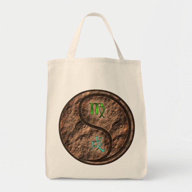 Bolsa Tote Virgo & Earth Dog (Frente)