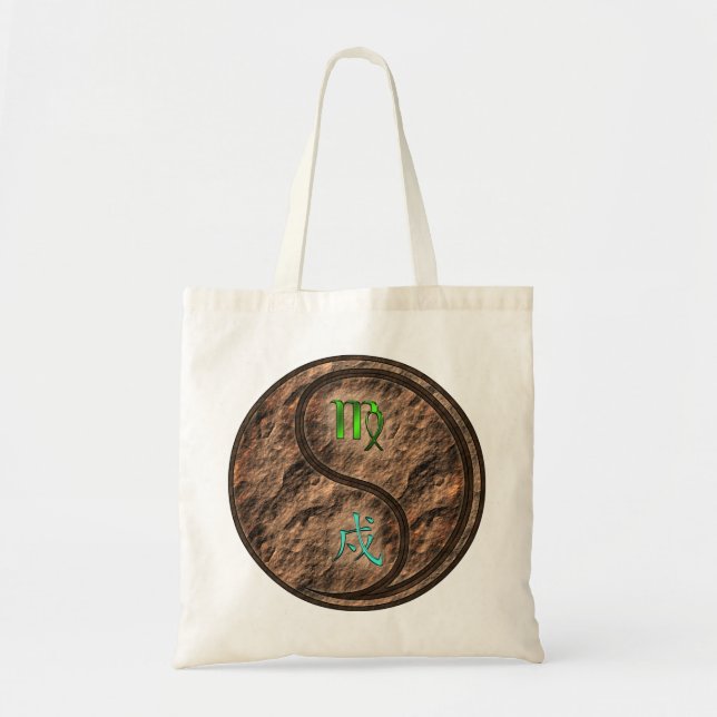 Bolsa Tote Virgo & Earth Dog (Frente)
