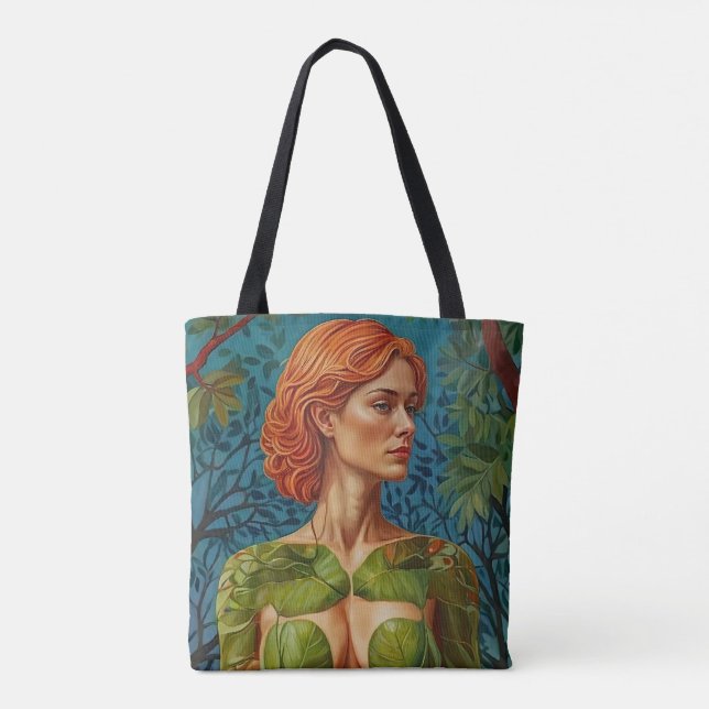 Bolsa Tote “Viridra’s Portrait” -  Veins of the Canopy    (Verso)