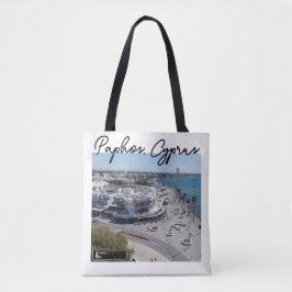 Bolsa Tote Visão 2 do drone de Paphos Seafront