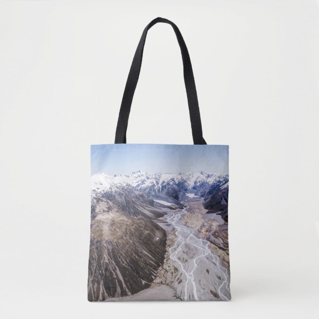 BOLSA TOTE VISÃO AERIAL DOS INTERVALOS DE MONTANHA (Frente)