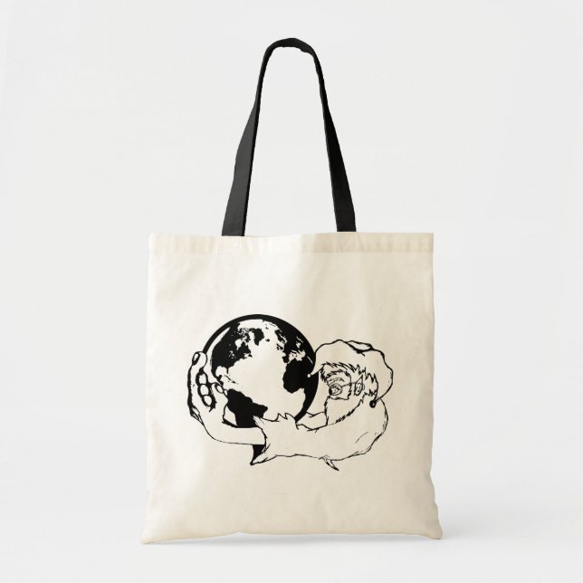 Bolsa Tote visão macaco (Frente)