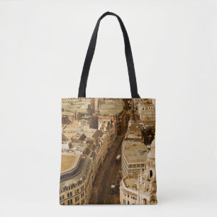 Bolsa Tote Visão panorâmica de Londres com arquitetura urbana