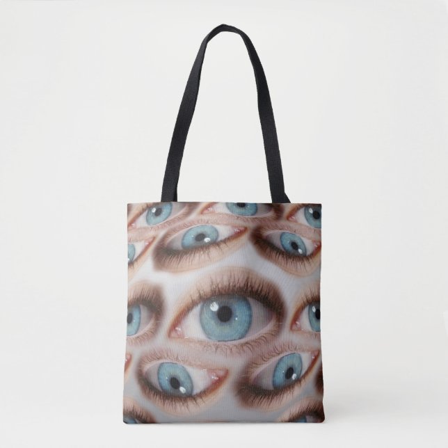 Bolsa Tote Visão Psicodélica: Illusão Abstrato (Frente)