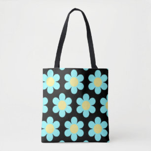 Bolsa Tote Visitas Azuis Pálidas
