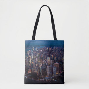 Bolsa Tote Vista aérea de Manhattan