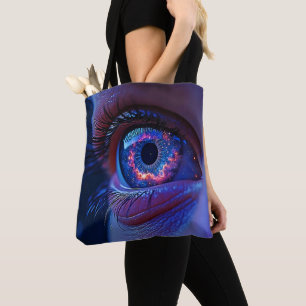 Bolsa Tote Vista de Estelar dos Olhos Cósmicos